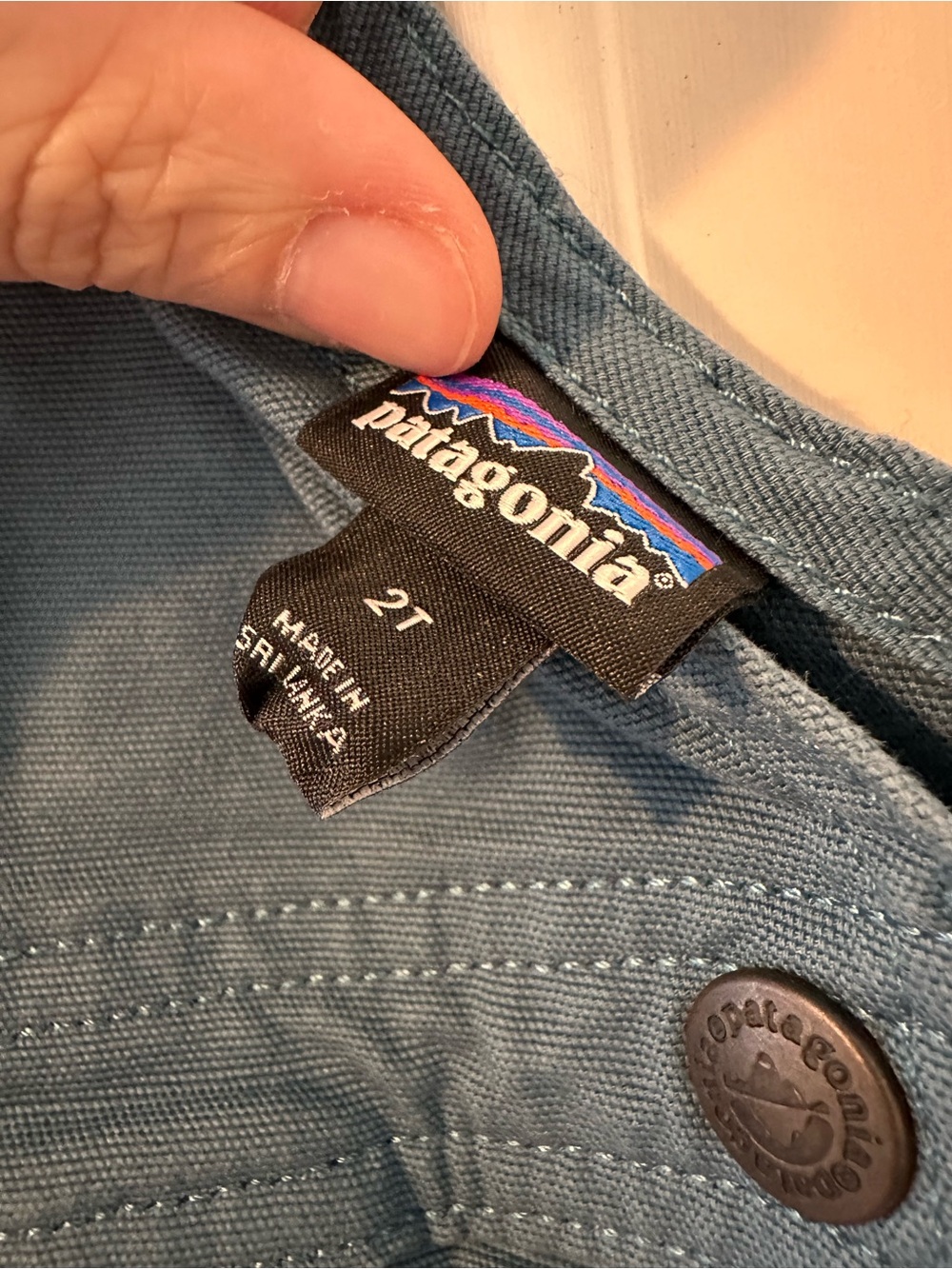 PATAGONIA BABY STAND UP SHORTALLS ABALONE BLUE - Picture 4 of 7